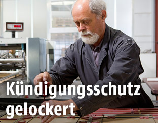 Älterer Arbeiter