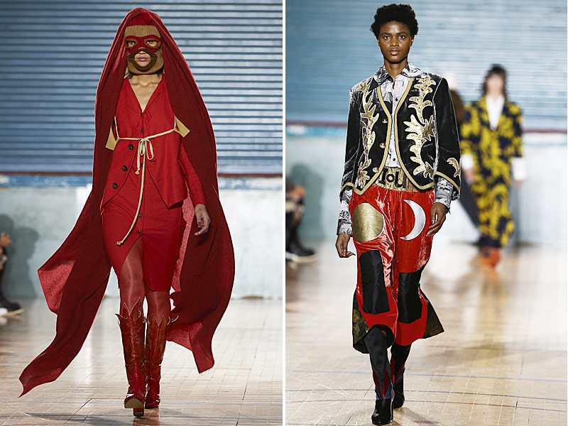© APA/AFP/Niklas Halle'n; Reuters/Neil Hall Herbstkollektion von Vivienne Westwood