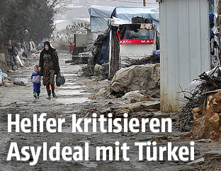 Flüchtlingslager in desolatem Zustand