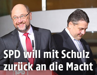 Sigmar Gabriel und Martin Schulz