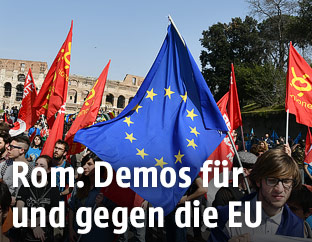 Demonstration für die EU