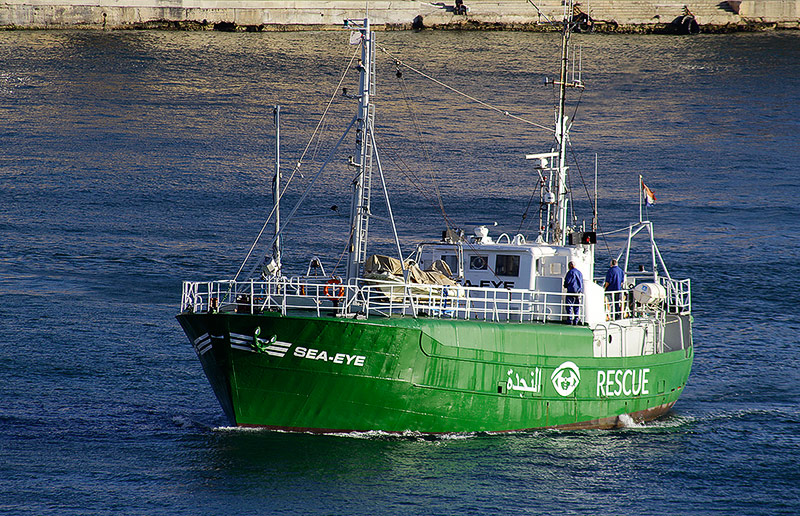 Rettungsboot von Sea Eye