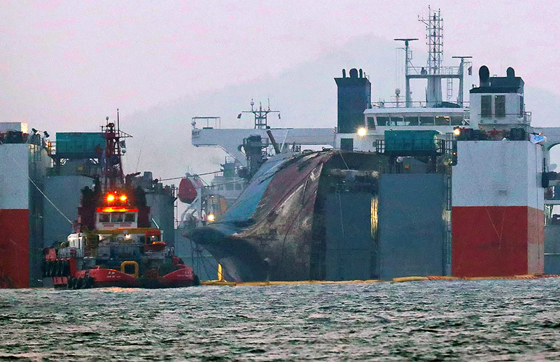 © APA/AP/Yonhap Bergung der Fähre "Sewol"