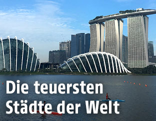 Stadtansicht von Singapur