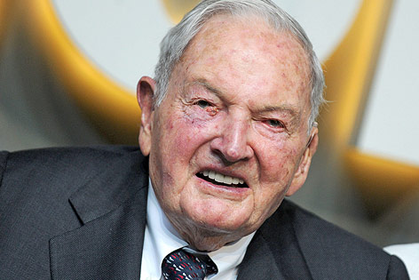 © AP/Star Max/Dennis Van Tine David Rockefeller