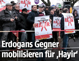 Gegner des t&uuml;rkischen Pr&auml;sidenten Erdogan
