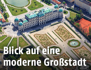 Luftansicht von Wien
