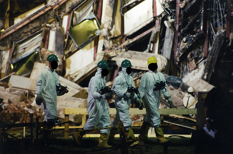 © FBI Foto zeigt die Szenen beim Pentagon nach dem Anschlag vom 11. September 2011