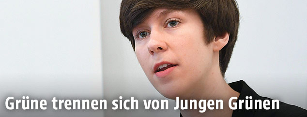 Junge Grünen-Bundessprecherin Flora Petrik