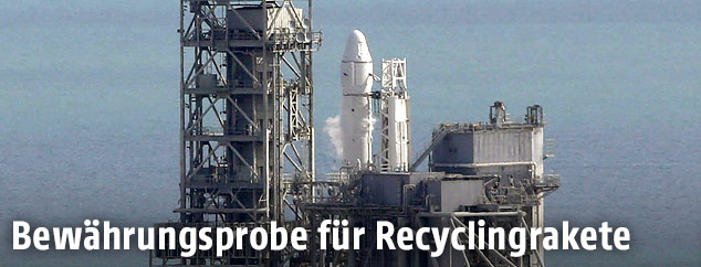 Space-X-Rakete in Cape Canaveral