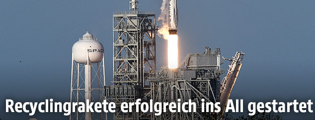 Start der SpaceX-Rakete