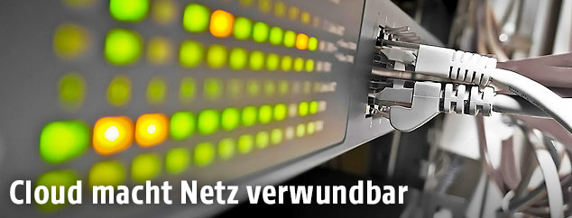 Detail eines Rechenzentrums