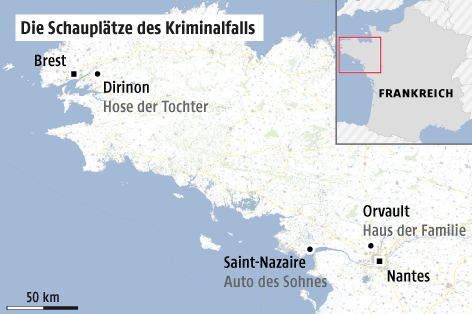 © Grafik: APA/OSM/ORF.at Karte von Frankreich