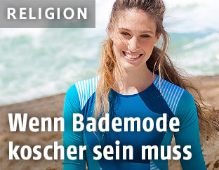 Model mit Modesta Bademode