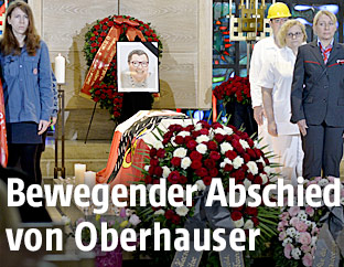 Trauerfeier f&uuml;r Sabine Oberhauser