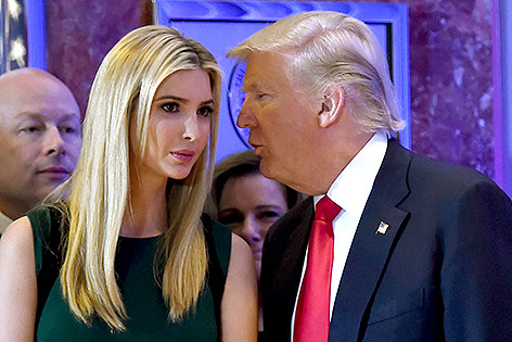 © APA/AFP/Timoth A. Clary Ivanka und Donald Trump