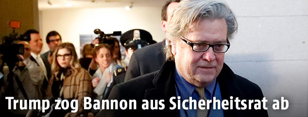 Stephen Bannon, Ex-Strategieberater des US-Präsidenten Donald Trump