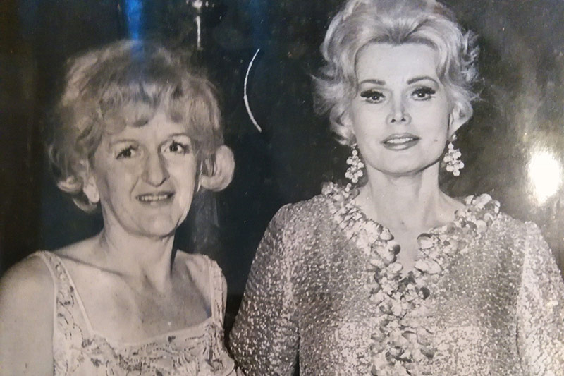 Zsa Zsa Gabor und Trude Forsher