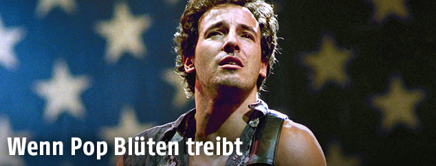 Archivbild von Bruce Springsteen während seiner "Born in the USA"-Tour im Jahr 1985
