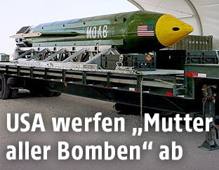 GBU-43/B Massive Ordnance Air Blast bomb (MOAB)