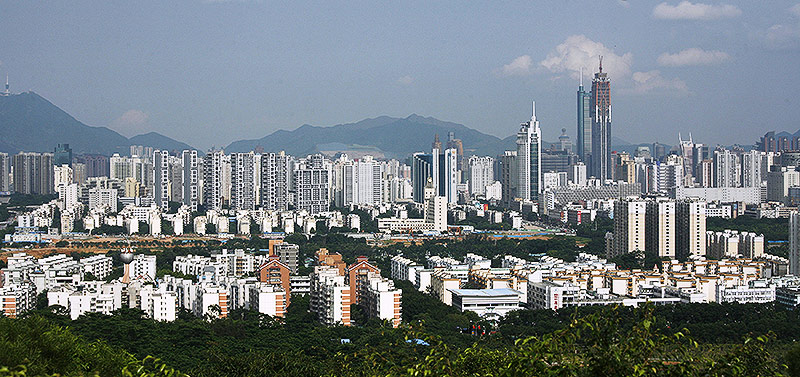 © Reuters/Bobby Yip Blick auf Shenzhen
