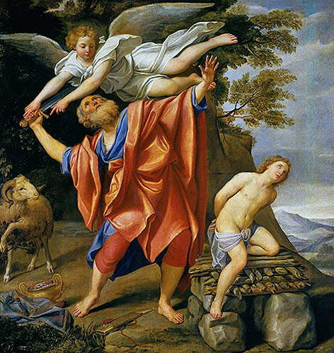© Public Domain Gemälde "Die Opferung Isaaks" von Domenichino