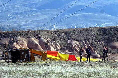 © APA/AP/DHA-Depo Photo Abgestürzter Ballon