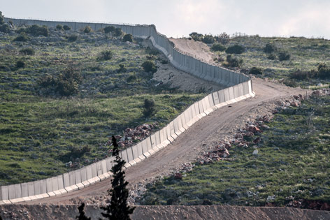 © APA/AFP/Ozan Kose Mauer zwischen Türkei und Syrien