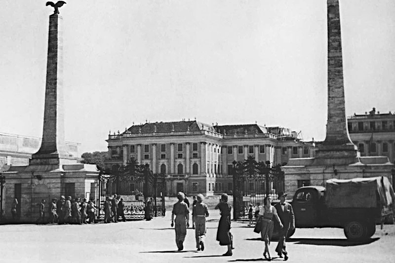 © AP Britische Truppen in Wien