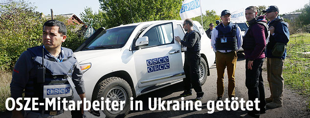 OSZE-Mitarbeiter in Ukraine