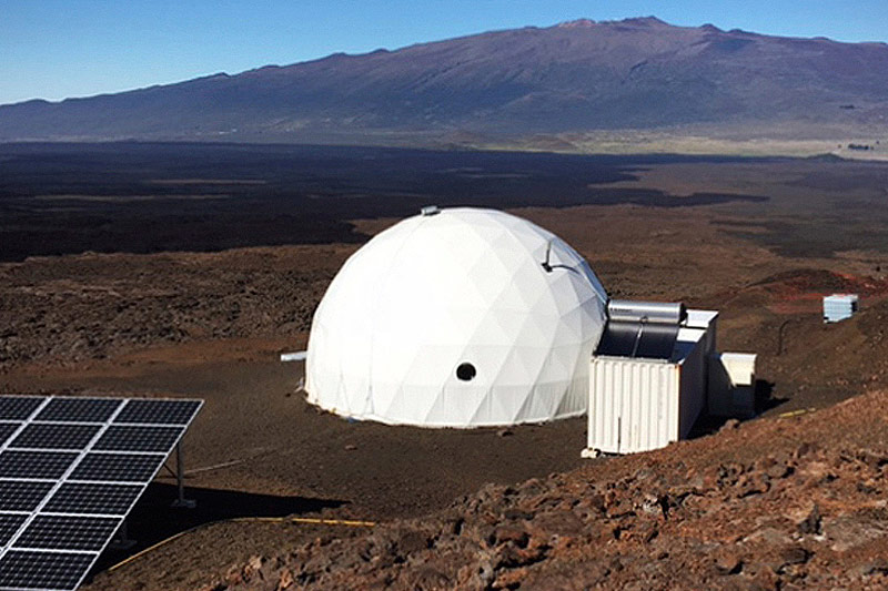 © APA/AP/Universität von Hawaii Test einer Wohneinheit für den Mars