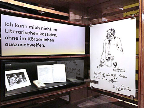 © ORF.at/Simon Hadler Zeichnung von Joseph Roth