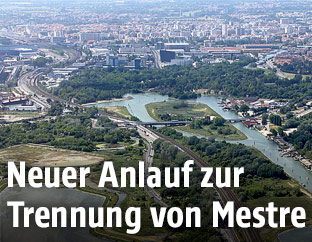 Luftaufnahme von Mestre