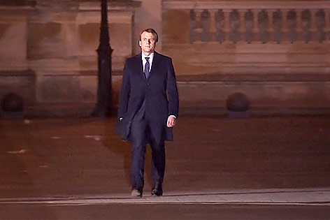 Frankreichs neuer Präsidenten Emmanuel Macron