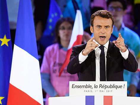 © APA/AFP/Eric Feferberg Emmanuel Macron