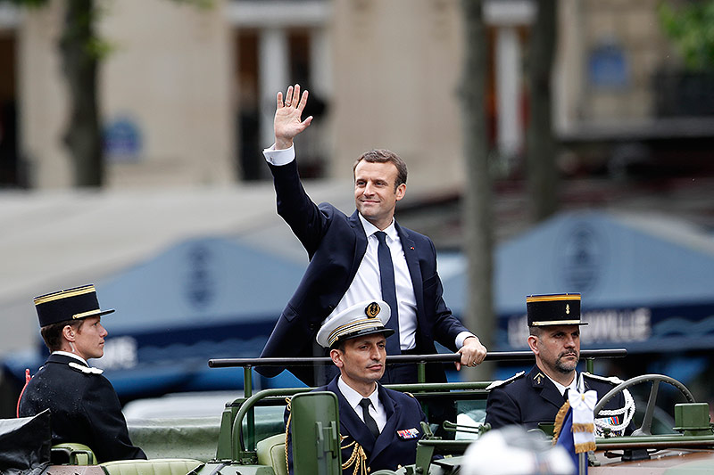 © APA/AP/Petr David Josek Emmanuel Macron