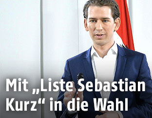 Der designierte ÖVP-Chef Sebastian Kurz