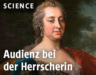 Ein Ölgemälde von Maria Theresia
