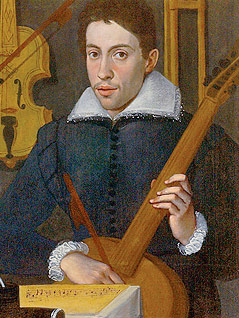 © Public Domain Gemälde des jungen Claudio Monteverdi