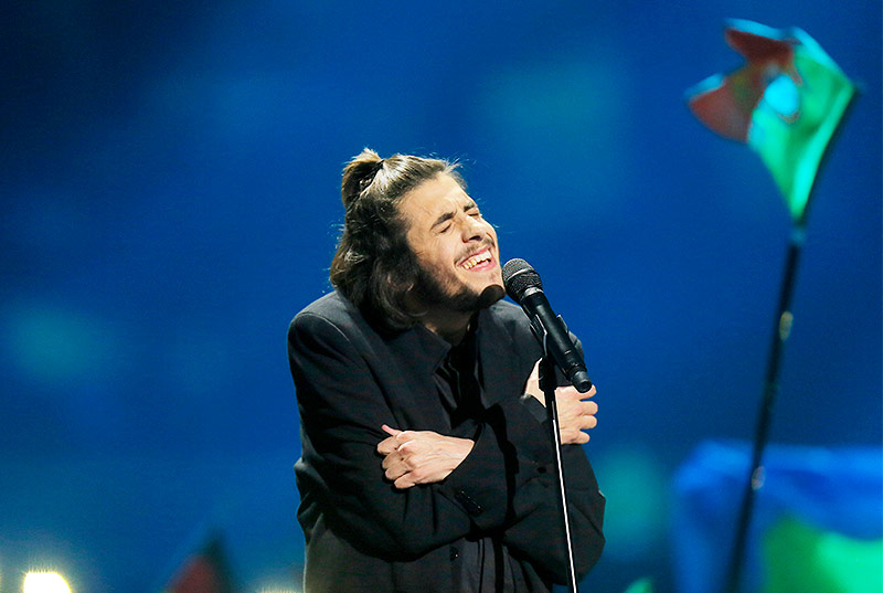 © APA/AP/Efrem Lukatsky Salvador Sobral (Portugal) beim ESC 2017