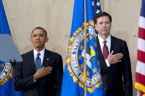 © Reuters/Jason Reed James Comey und Barack Obama