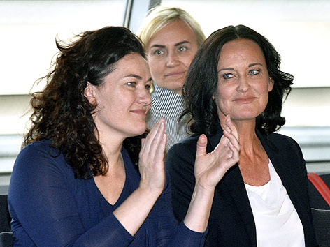 Ingrid Felipe und Eva Glawischnig