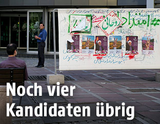 Wahlplakate im Iran