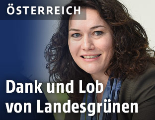 Die Tiroler LHStv. Ingrid Felipe