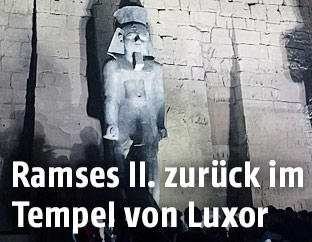 Statue von Ramses II. in Luxor
