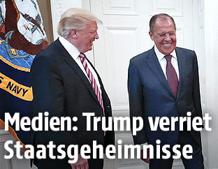 US-Präsident Donald Trump und der russische Außenminister Sergej Lawrow