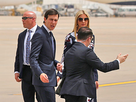 © Reuters/Jonathan Ernst Jared Kushner und Ivanka Trump in Riad