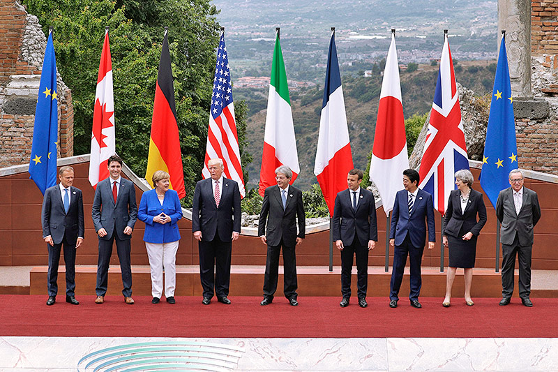 © APA/AP/Andrew Medichini G7-Gipfel in Taormina