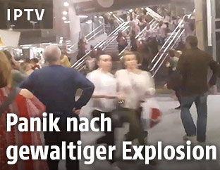 Panik nach dem Anschlag