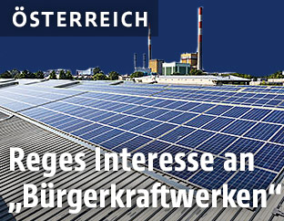 Bürgersolarkraftwerk in Simmering